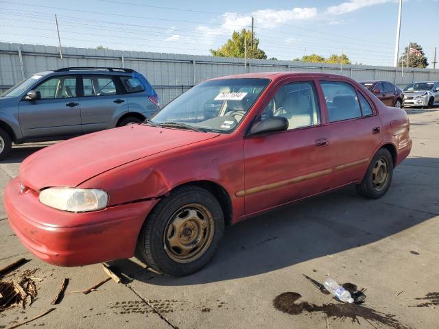1Y1SK5285WZ419884 - 1998 CHEVROLET GEO PRIZM BASE RED photo 1