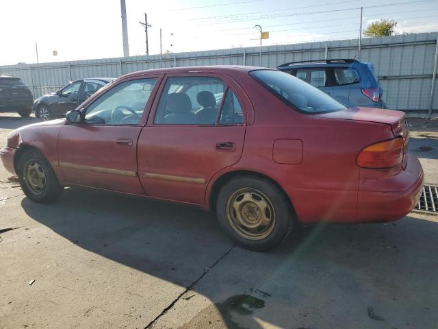1Y1SK5285WZ419884 - 1998 CHEVROLET GEO PRIZM BASE RED photo 2