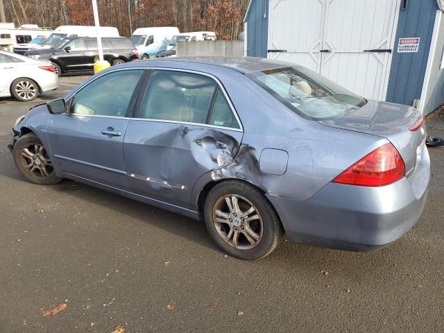 1HGCM56727A195818 - 2007 HONDA ACCORD EX BLUE photo 2