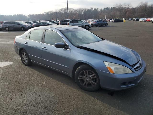 1HGCM56727A195818 - 2007 HONDA ACCORD EX BLUE photo 4