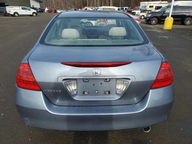 1HGCM56727A195818 - 2007 HONDA ACCORD EX BLUE photo 6