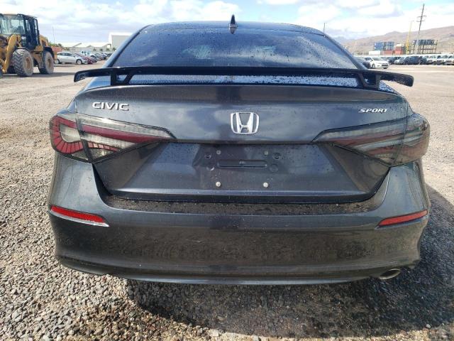 2HGFE2F56NH578442 - 2022 HONDA CIVIC SPORT BLACK photo 6