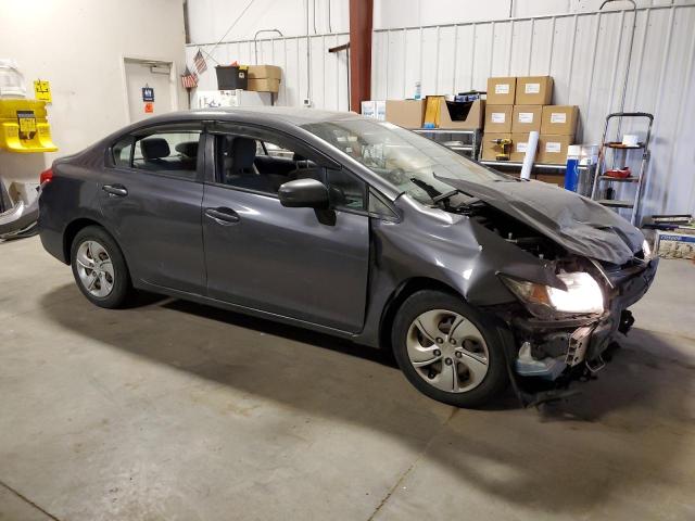 2HGFB2F52EH511555 - 2014 HONDA CIVIC LX GRAY photo 4