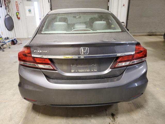 2HGFB2F52EH511555 - 2014 HONDA CIVIC LX GRAY photo 6