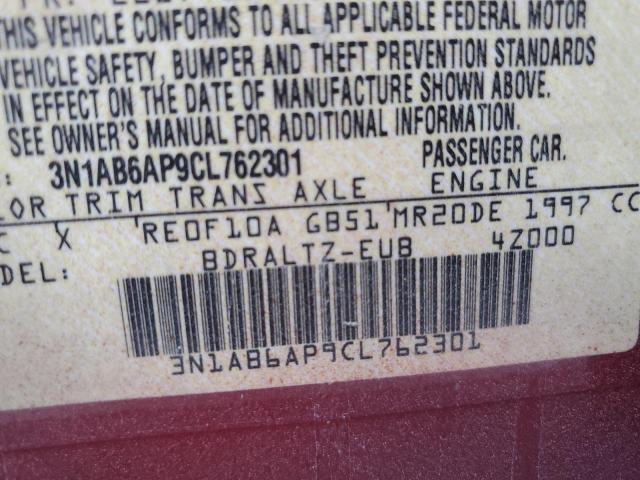 3N1AB6AP9CL762301 - 2012 NISSAN SENTRA 2.0 RED photo 13