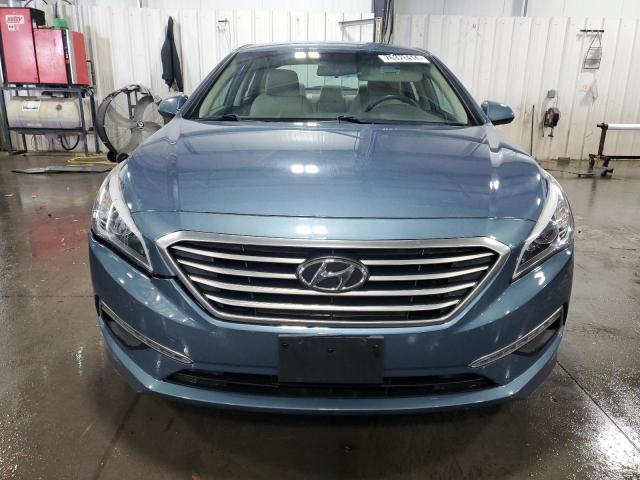 5NPE24AF6FH251885 - 2015 HYUNDAI SONATA SE BLUE photo 5