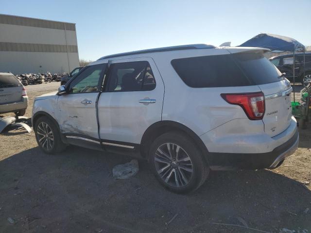 1FM5K8HT1HGE37470 - 2017 FORD EXPLORER PLATINUM WHITE photo 2