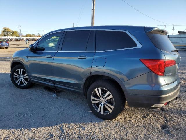 5FNYF5H8XGB009700 - 2016 HONDA PILOT EXL BLUE photo 2