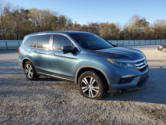 5FNYF5H8XGB009700 - 2016 HONDA PILOT EXL BLUE photo 4