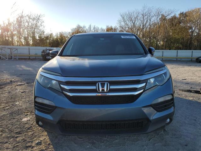 5FNYF5H8XGB009700 - 2016 HONDA PILOT EXL BLUE photo 5