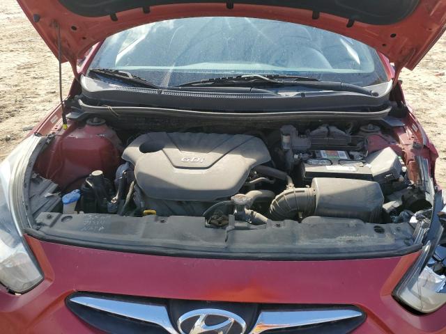 KMHCT4AE7DU475838 - 2013 HYUNDAI ACCENT GLS RED photo 11