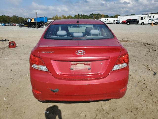 KMHCT4AE7DU475838 - 2013 HYUNDAI ACCENT GLS RED photo 6