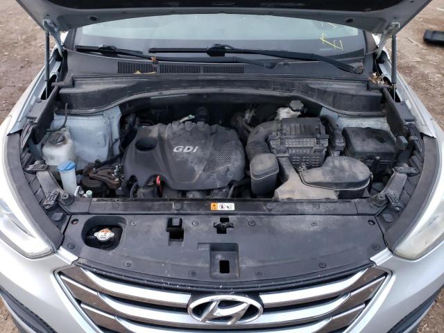 5XYZTDLB1GG329068 - 2016 HYUNDAI SANTA FE S SILVER photo 12