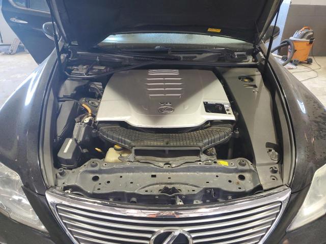 JTHGL46F685028570 - 2008 LEXUS LS 460L BLACK photo 11