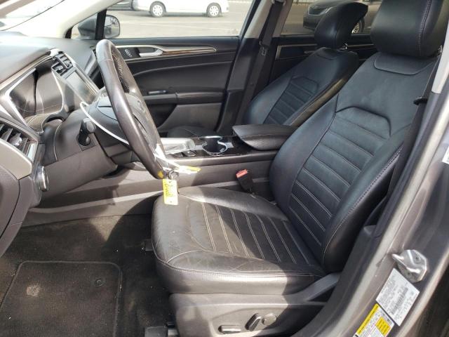 3FA6P0HD8ER234557 - 2014 FORD FUSION SE GRAY photo 7