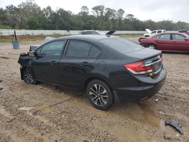 19XFB2F94DE027219 - 2013 HONDA CIVIC EXL შავი ფოტო 2