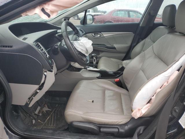 19XFB2F94DE027219 - 2013 HONDA CIVIC EXL შავი ფოტო 7
