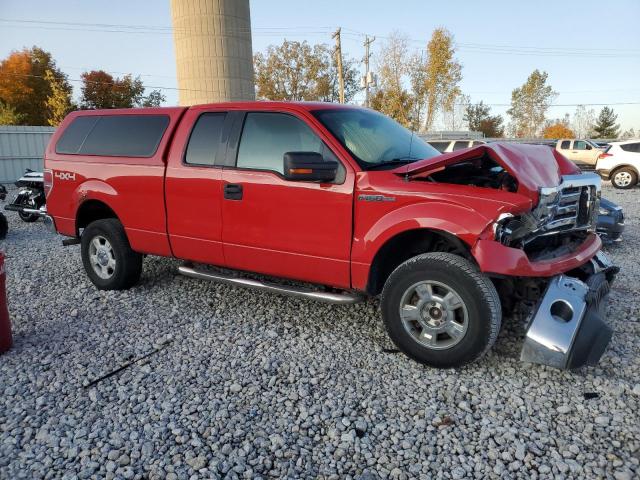 1FTFX1EV0AFB45375 - 2010 FORD F150 SUPER CAB RED photo 4