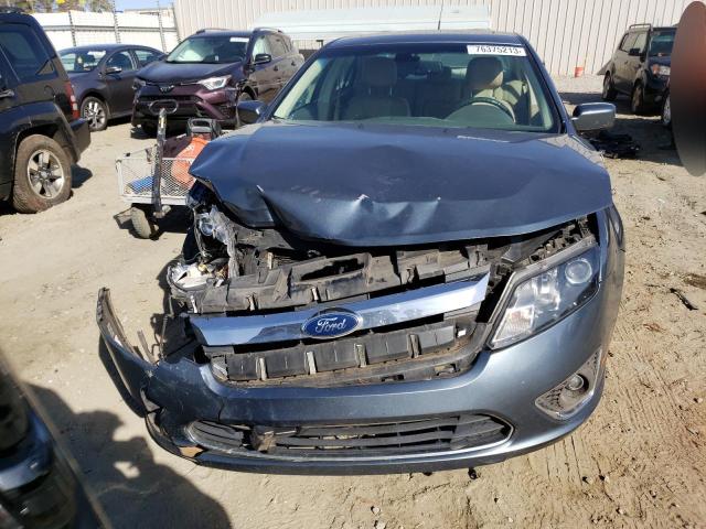 3FAHP0JGXCR179409 - 2012 FORD FUSION SEL BLUE photo 5