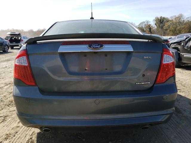 3FAHP0JGXCR179409 - 2012 FORD FUSION SEL BLUE photo 6