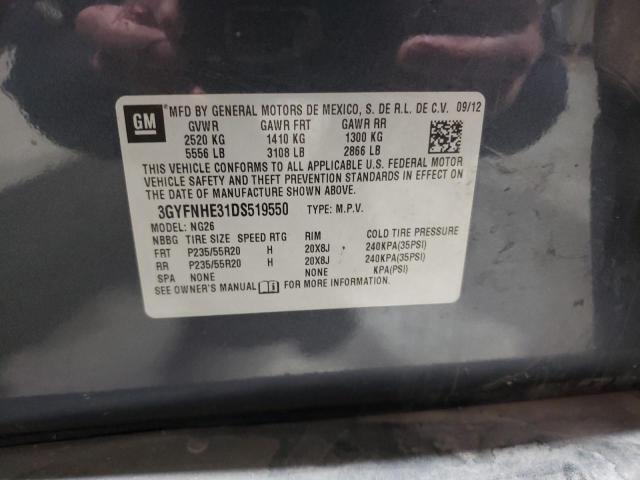 3GYFNHE31DS519550 - 2013 CADILLAC SRX PERFORMANCE COLLECTION Boz foto 13