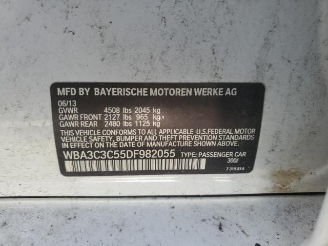 WBA3C3C55DF982055 - 2013 BMW 320 I XDRIVE WHITE photo 12