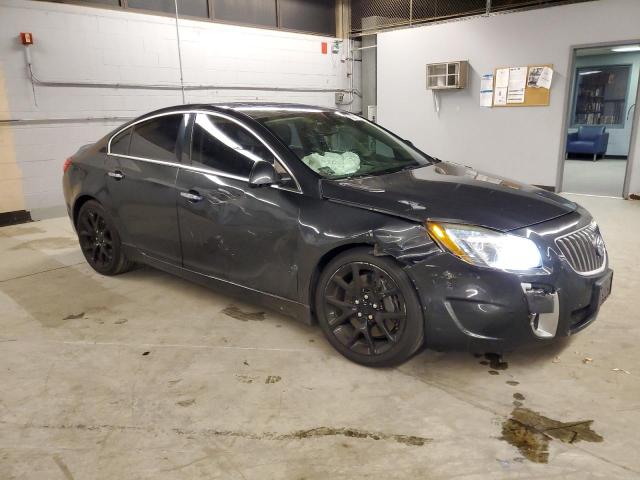 2G4GV5GVXD9200292 - 2013 BUICK REGAL GS CHARCOAL photo 4