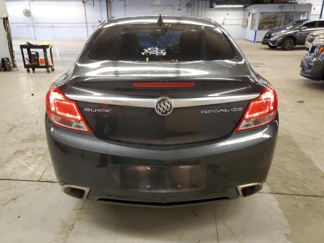 2G4GV5GVXD9200292 - 2013 BUICK REGAL GS CHARCOAL photo 6