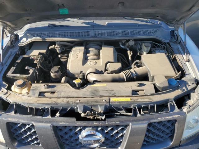 1N6AA06A04N584729 - 2004 NISSAN TITAN XE GRAY photo 11