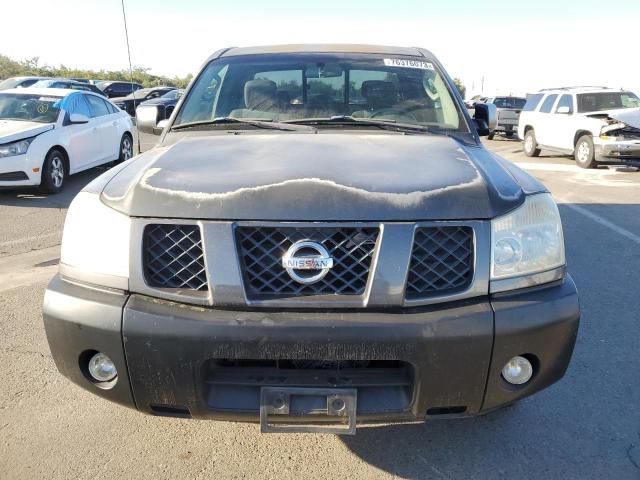 1N6AA06A04N584729 - 2004 NISSAN TITAN XE GRAY photo 5