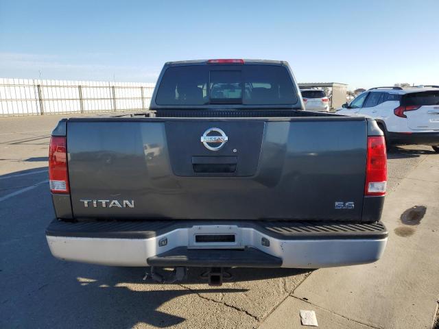 1N6AA06A04N584729 - 2004 NISSAN TITAN XE GRAY photo 6