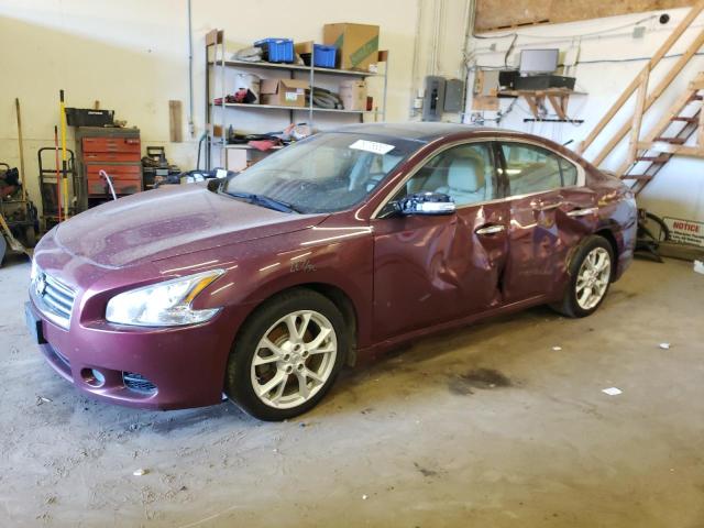 1N4AA5AP2CC840798 - 2012 NISSAN MAXIMA S MAROON photo 1