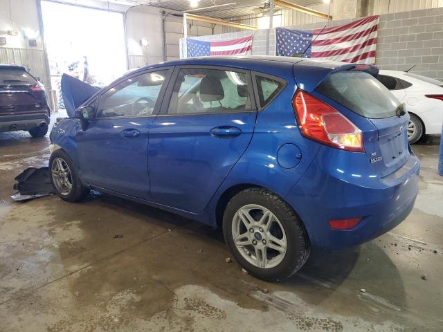 3FADP4EJ4JM139235 - 2018 FORD FIESTA SE BLUE photo 2