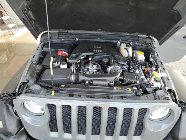 1C4HJXAG2MW715370 - 2021 JEEP WRANGLER SPORT GRAY photo 11