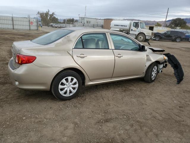 1NXBU40E99Z013928 - 2009 TOYOTA COROLLA BASE TAN photo 3