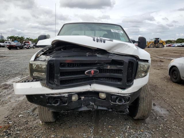 1FTWW31507EA30701 - 2007 FORD F350 SRW SUPER DUTY WHITE photo 5