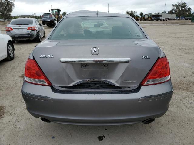 JH4KB16576C002927 - 2006 ACURA RL GRAY photo 6