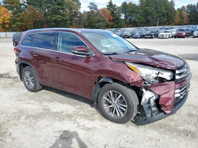 5TDJZRFH7HS475469 - 2017 TOYOTA HIGHLANDER SE MAROON photo 4