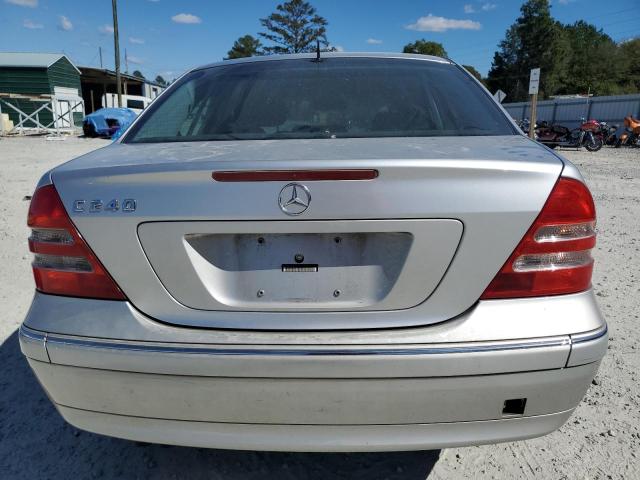 WDBRF61J71F031727 - 2001 MERCEDES-BENZ C 240 SILVER photo 6