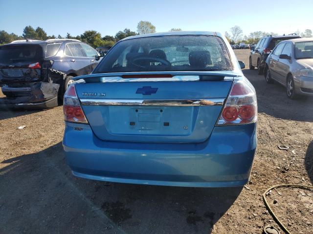 KL1TD56617B144687 - 2007 CHEVROLET AVEO BASE BLUE photo 6