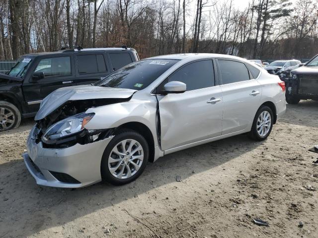 3N1AB7AP5KY222905 - 2019 NISSAN SENTRA S SILVER photo 1