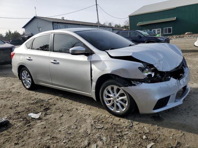 3N1AB7AP5KY222905 - 2019 NISSAN SENTRA S SILVER photo 4