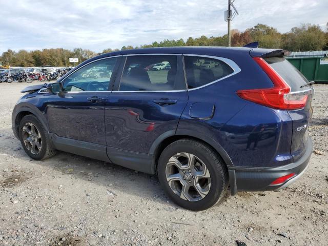 5J6RW1H58KL004420 - 2019 HONDA CR-V EX BLUE photo 2