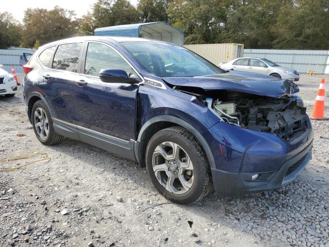 5J6RW1H58KL004420 - 2019 HONDA CR-V EX BLUE photo 4