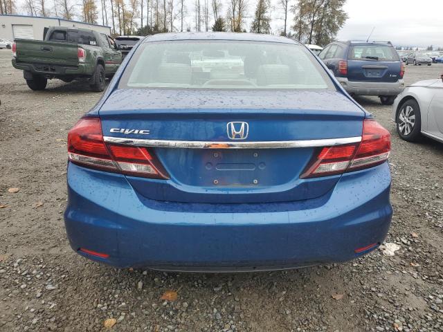 19XFB2F87EE274047 - 2014 HONDA CIVIC EX BLUE photo 6