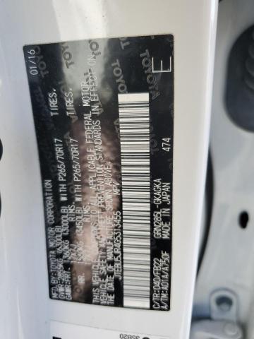 JTEBU5JR4G5313455 - 2016 TOYOTA 4RUNNER SR5/SR5 PREMIUM 白色 照片 13