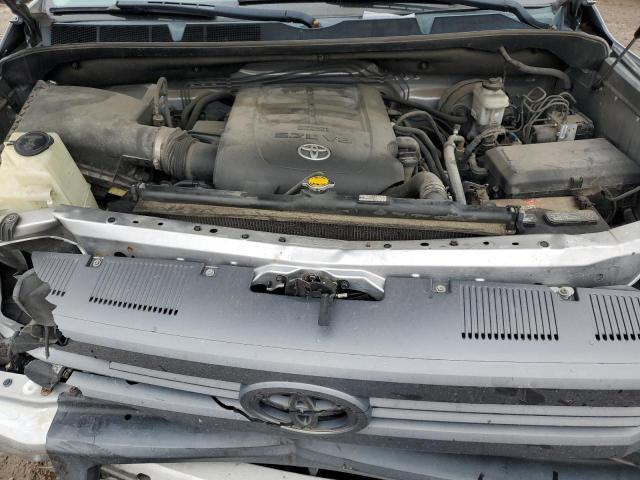 5TFUW5F16EX360224 - 2014 TOYOTA TUNDRA DOUBLE CAB SR/SR5 SILVER photo 11