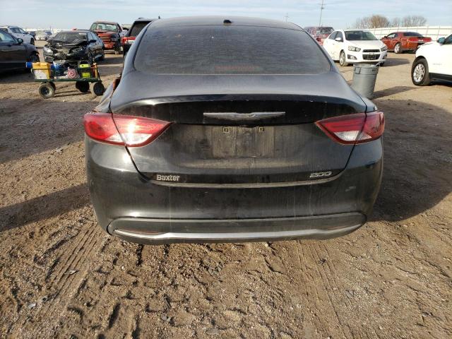 1C3CCCAB3FN690008 - 2015 CHRYSLER 200 LIMITED BLACK photo 6