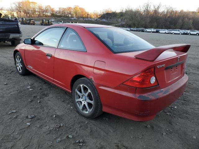 1HGEM22154L008693 - 2004 HONDA CIVIC DX VP Qırmızı foto 2