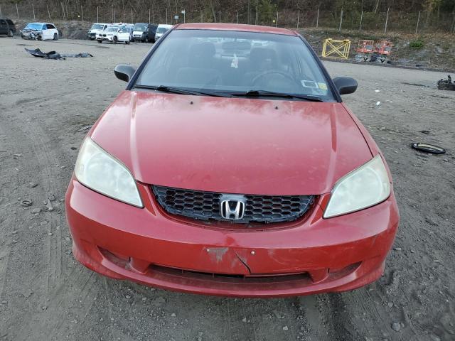1HGEM22154L008693 - 2004 HONDA CIVIC DX VP Qırmızı foto 5